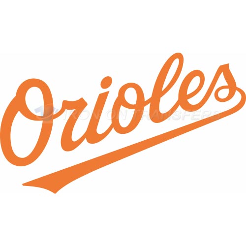 Baltimore Orioles Iron-on Stickers (Heat Transfers)NO.1445